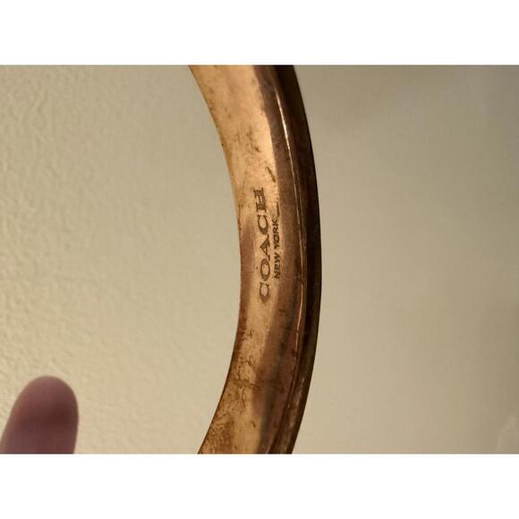 Coach Black, silver and Rose Gold Toned Stone-Studded Bracelet - Picture 4 of 4